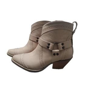 Dingo® Ladies Natural Gummy Bear Western Bootie DI747-WH3 Womens Size 8 Org $139